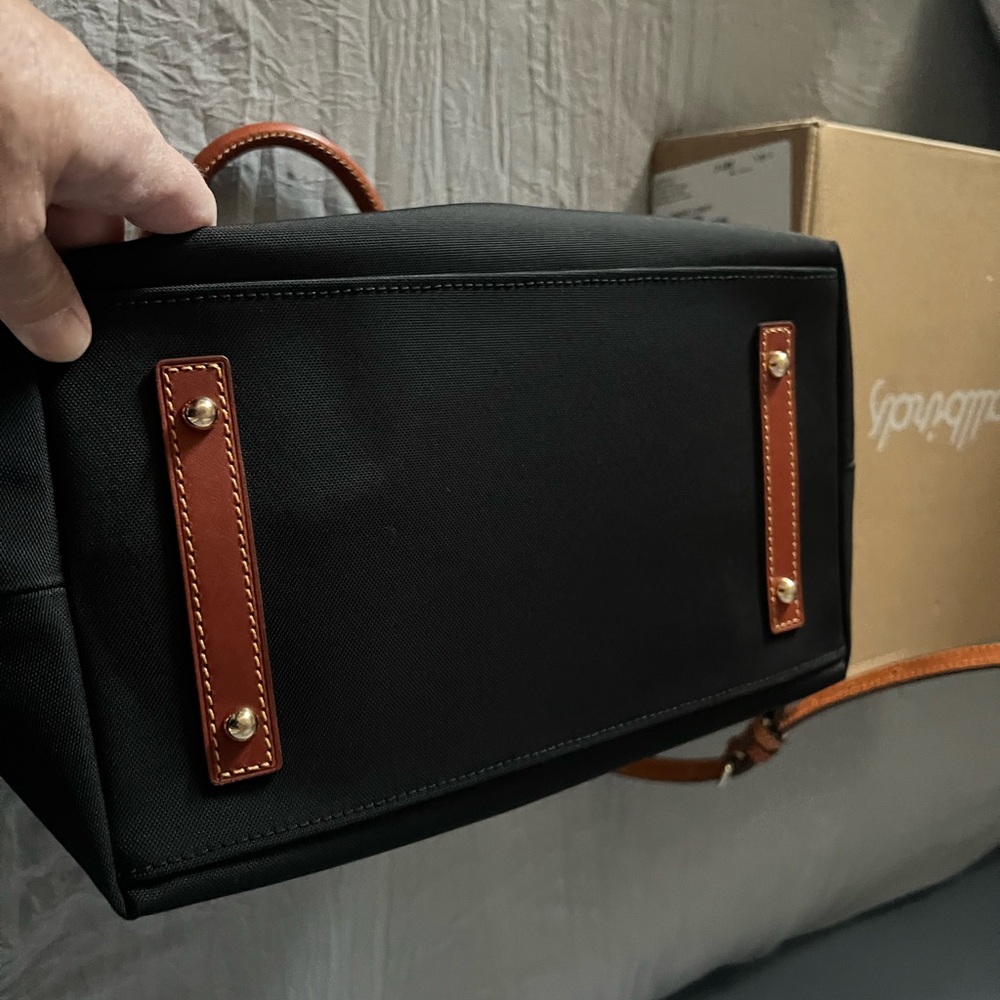 Dooney & Bourke Black and Brown Satchel - Picture 4 of 4